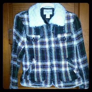 Plaid Bomber Jacket